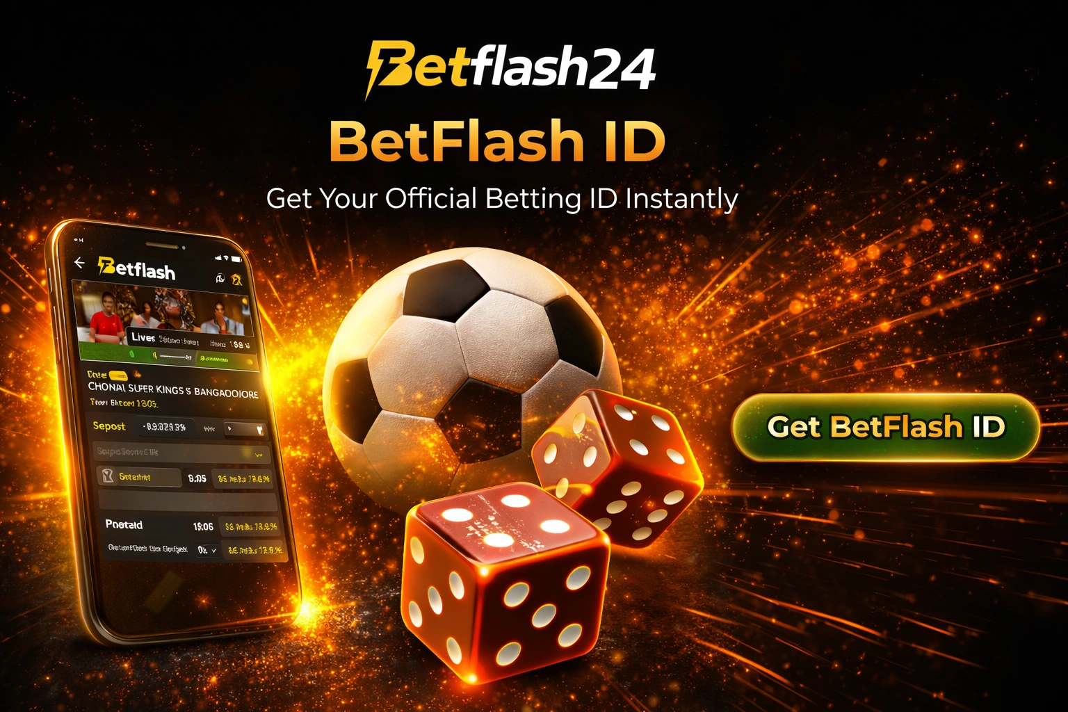 BetFlash ID Official Online Betting Banner